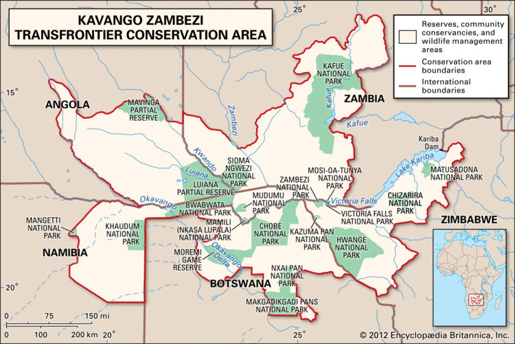 Kavango–Zambezi Transfrontier Conservation Area The Kavango Zambezi Transfrontier Conservation Area Advocacy for