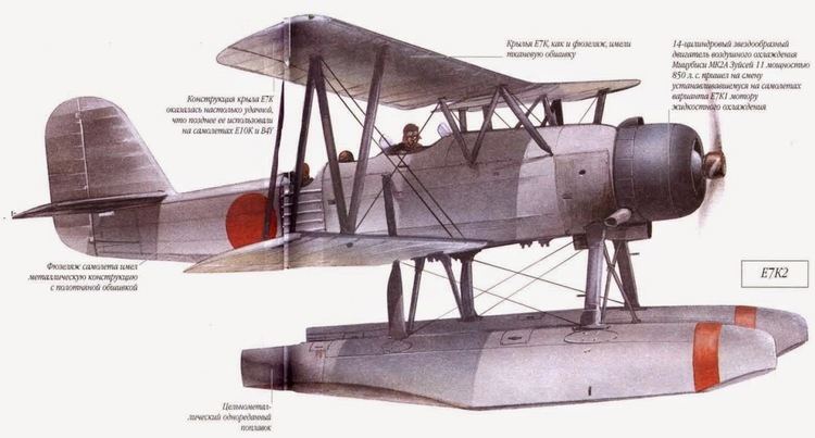 Kawanishi E7K Japanese Aircraft of WWII Kawanishi E7K