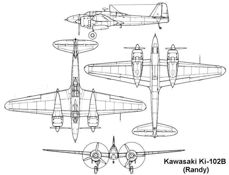 Kawasaki Ki-102 richardferrierefreefr3vueskawasakiki102b3vjpg