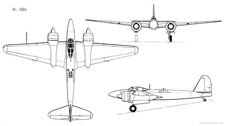 Kawasaki Ki-102 TheBlueprintscom Blueprints gt WW2 Airplanes gt Kawasaki