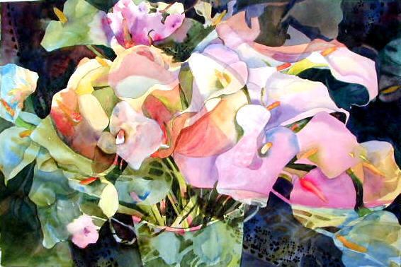 Kay Smith (artist) kay smith39s recycled watercolor Daily Art Muse