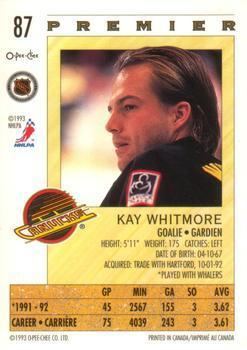 Kay Whitmore wwwtradingcarddbcomImagesCardsHockey4902490