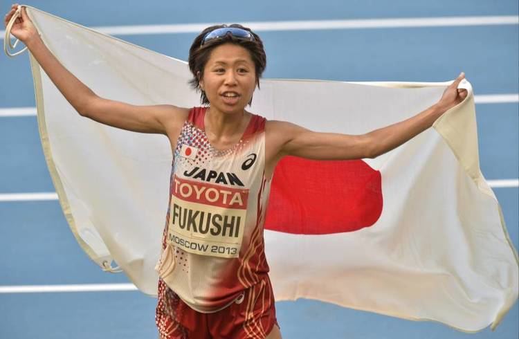 Kayoko Fukushi Fukushi wins marathon bronze as Kiplagat retains title