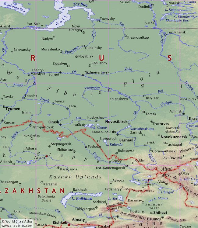 Kazakh Uplands Physical World Atlas World Sites Atlas Sitesatlascom