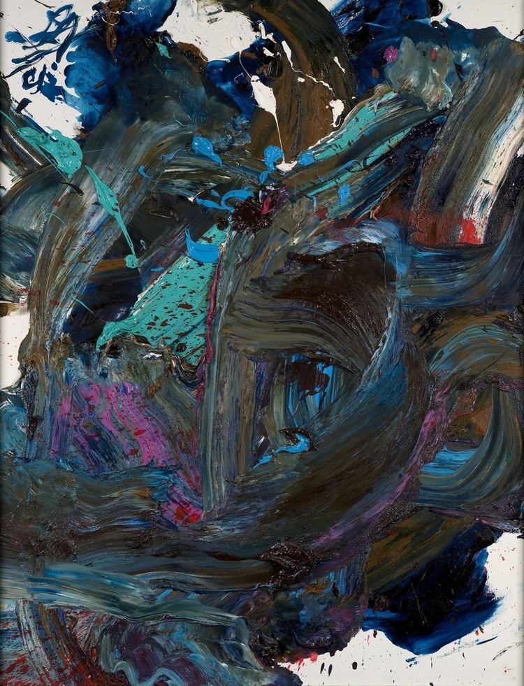 Kazuo Shiraga Kazuo Shiragas oil paintings were created by dripping paint onto a