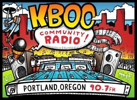 KBOO KMF ILLUSTRATION NEW KBOO Community Radio Artwork The Little