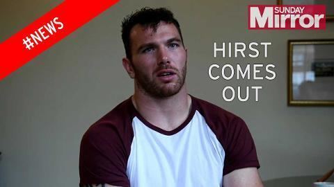 Keegan Hirst Gay rugby league star Keegan Hirst39s wife proud of his