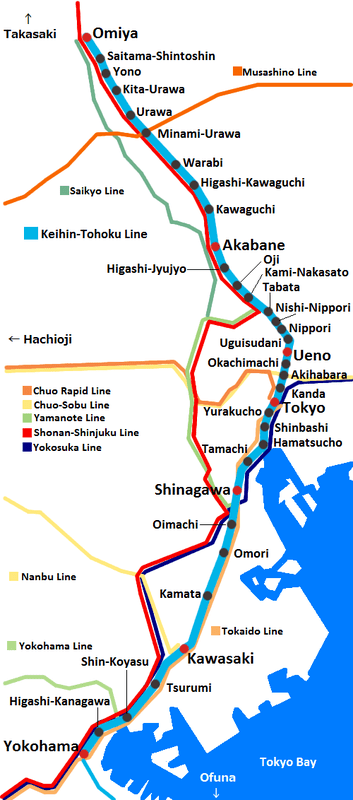 Keihin-Tōhoku Line KeihinTohoku Line All About Japanese Trains