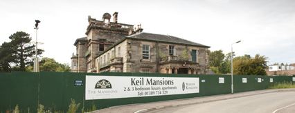 Keil School Mansions at Keil School Dumbarton luxury housing development new