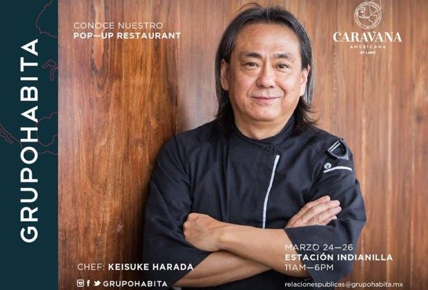 Keisuke Harada Caravana Americana ms gourmet que nunca con el chef Keisuke Harada
