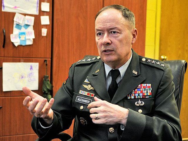 Keith B. Alexander Fourstar general a Westhill grad comes home to