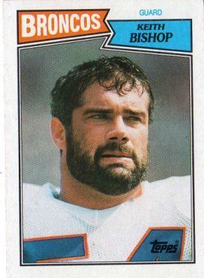 Keith Bishop (American football) DENVER BRONCOS Keith Bishop 37 TOPPS 1987 NFL American Football