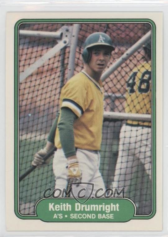 Keith Drumright 1982 Fleer Base 89 Keith Drumright COMC Card Marketplace