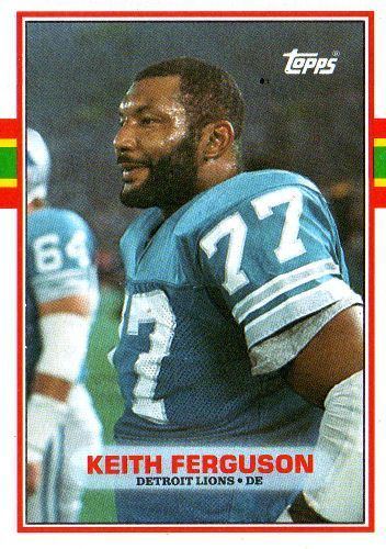 Keith Ferguson (American football) DETROIT LIONS Keith Ferguson 369 TOPPS 1989 NFL American Football