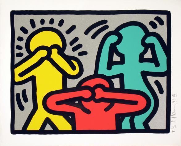 Keith Haring 20130517keithharingpopshopquadIIIc1989mildrenlanekemperartmuseumwashingtonustlouisjpg