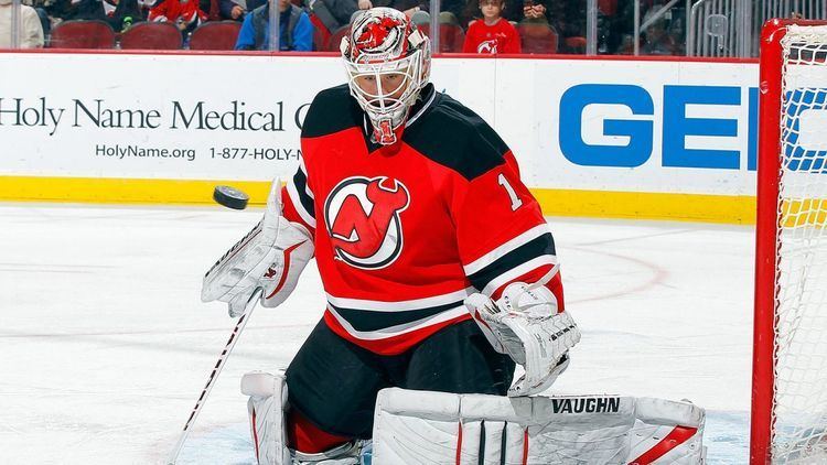 Keith Kinkaid DAB PreGame Vancouver Canucks at New Jersey Devils 118