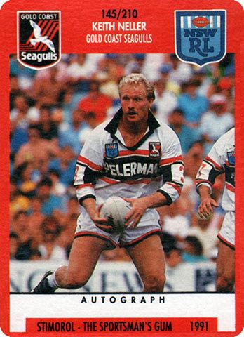 Keith Neller The Greatest Game of All Rugby League Cards Keith Neller