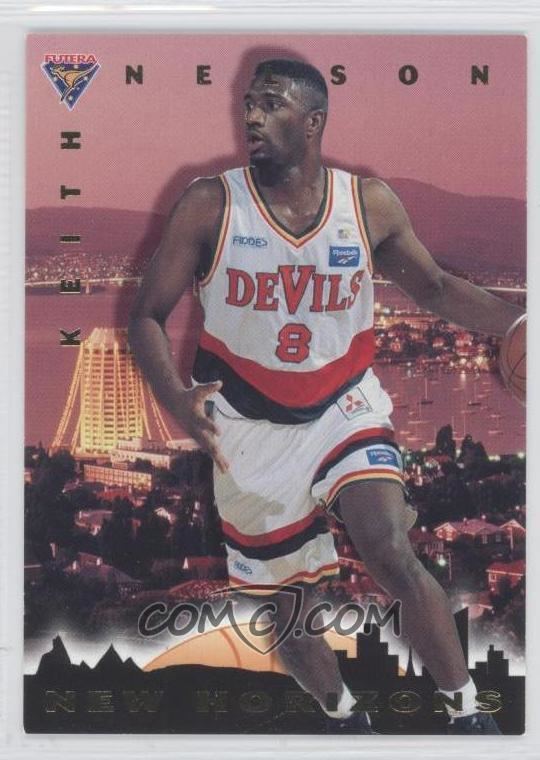 Keith Nelson (basketball) 1994 Futera NBL New Horizons HZ6 Keith Nelson 3000 COMC Card