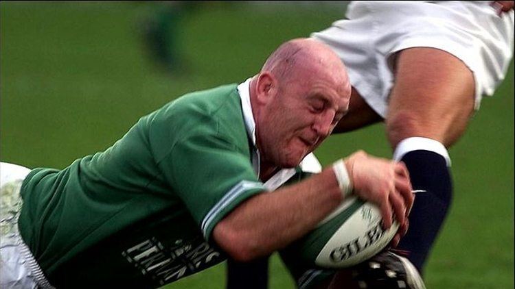 Keith Wood BBC Two 2001 Six Nations Keith Wood scores a try against England