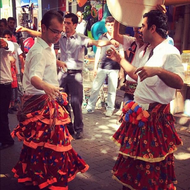 Köçek kek troupe performing their dance thru the streets otto Flickr