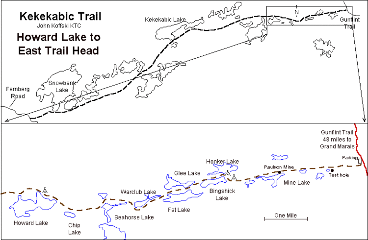 Kekekabic Trail THE TRAILS OF THE BWCAW