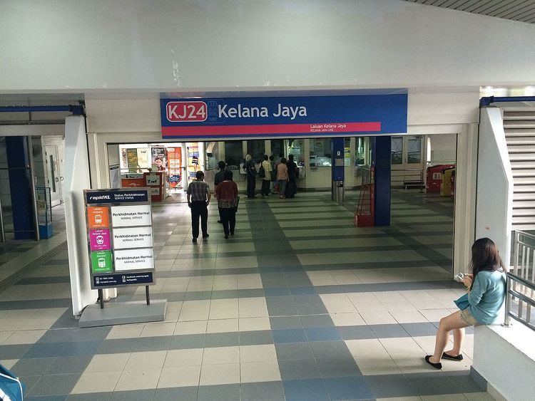Kelana Jaya LRT station