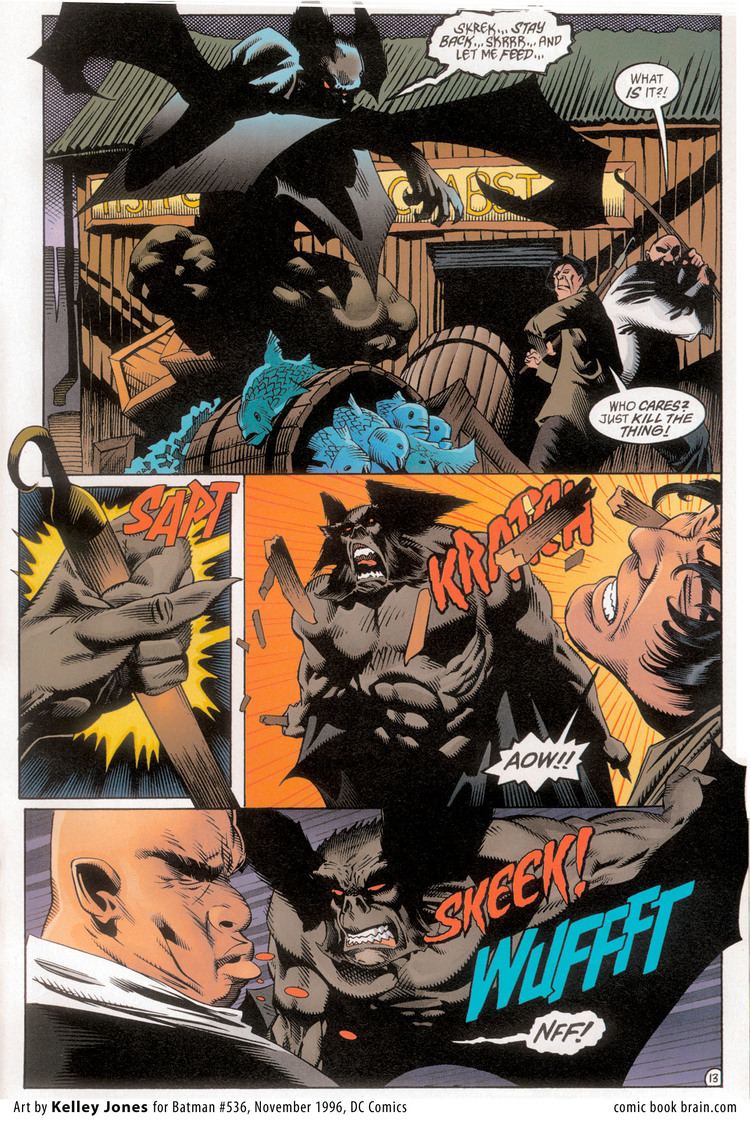 Kelley Jones Kelley Jones art from Batman 536