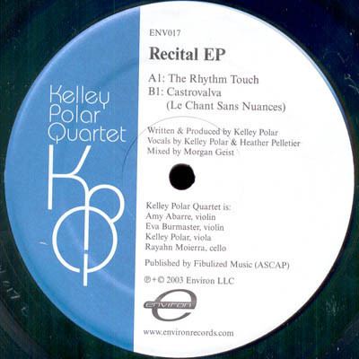 Kelley Polar Kelley Polar Quartet Recital EP Vinyl at Discogs