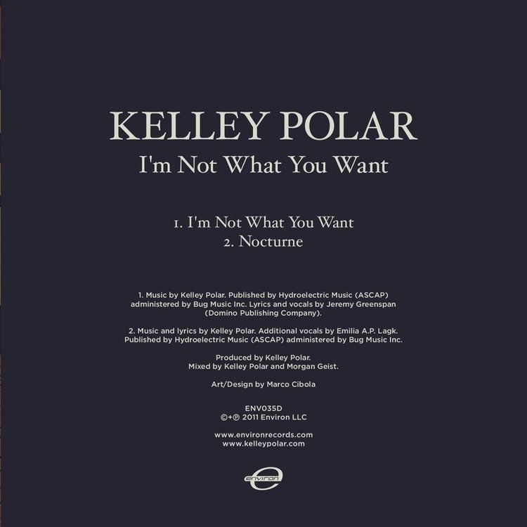 Kelley Polar Kelley Polar Im Not What You Want Work by Marco