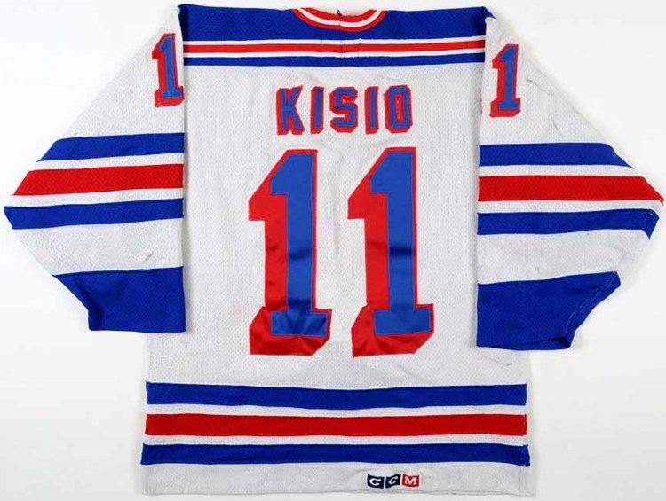 Kelly Kisio 198889 Kelly Kisio New York Rangers Game Worn Jersey