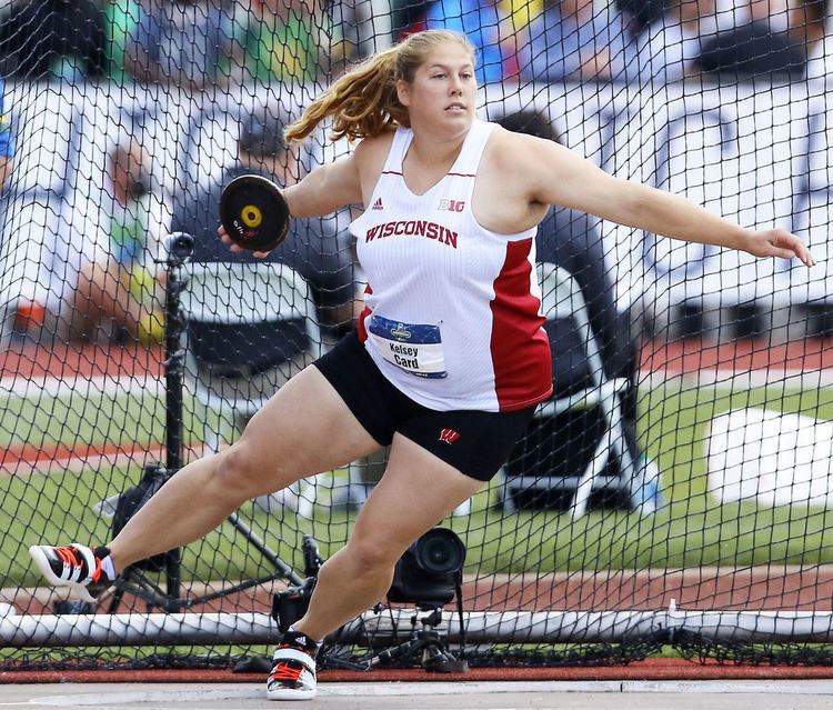 Kelsey Card Olympics ExBadger Kelsey Card can39t add shot put to Rio program