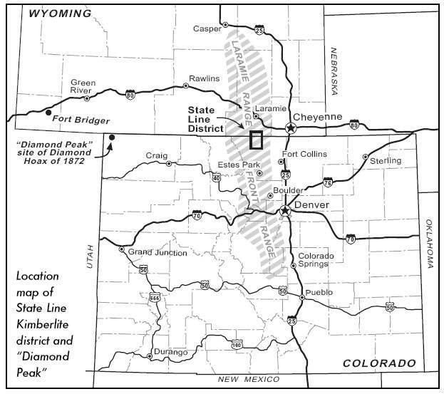 Kelsey Lake Diamond Mine Diamonds Colorado Geological Survey