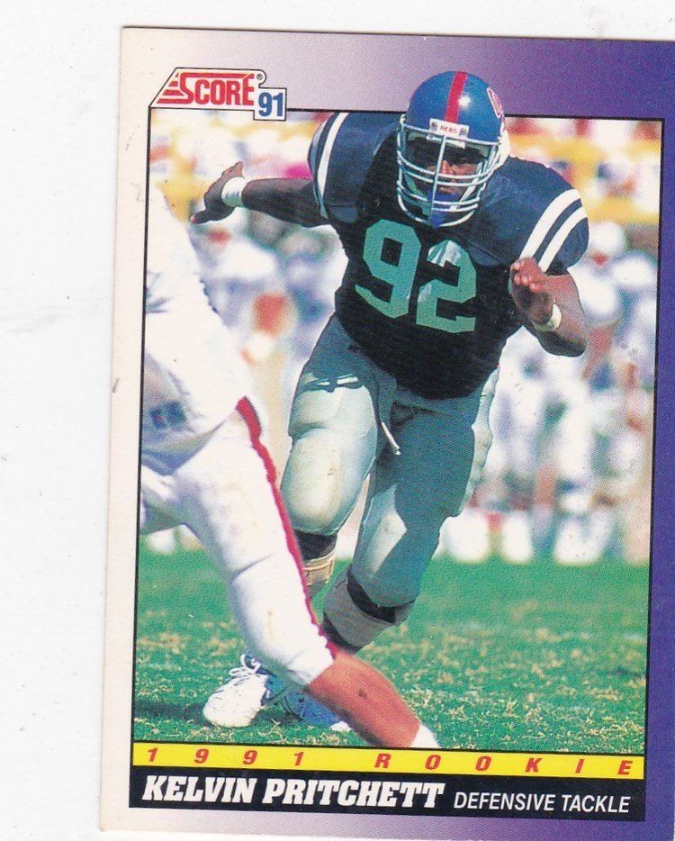 Kelvin Pritchett Amazoncom Kelvin Pritchett 1991 Score NFL Rookie Card 599