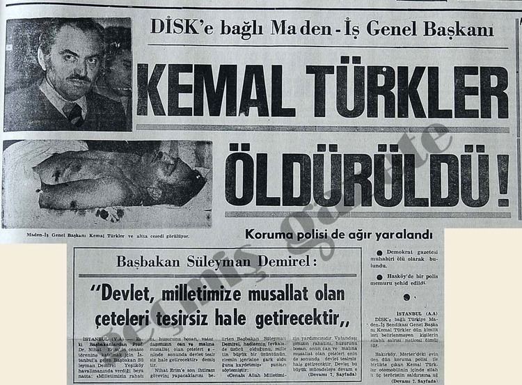Kemal Turkler Gemi Gazete Haber DSK39e bal Maden Genel