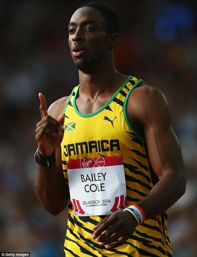 Kemar Bailey-Cole Usain Bolt training hard in Glasgow whilst Jamaica relay