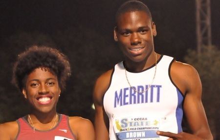 Kemarley Brown WORLD LEADING 993 IN 100 BY KEMARLEY BROWN OF MERRITT COLLEGE ALSO