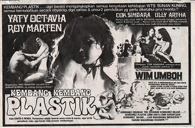 Kembang-Kembang Plastik Indonesian cinemathequecinemantique KEMBANGKEMBANG PLASTIK 1977