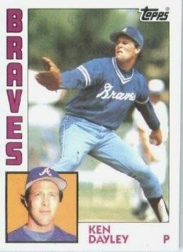 Ken Dayley Atlanta Braves 100 Favorite Players from the 1970s 90 KEN DAYLEY