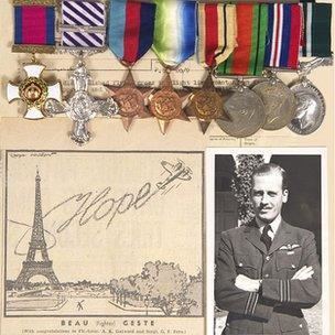 Ken Gatward Daring World War II pilot Ken Gatwards medals auctioned for 41000