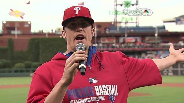 Ken Giles Awkward reliever Ken Giles had no idea what to tell fans about