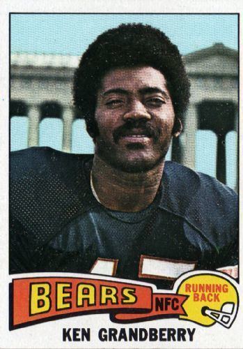 Ken Grandberry CHICAGO BEARS Ken Grandberry 406 TOPPS 1975 NFL American Football