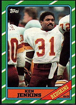 Ken Jenkins (American football) Amazoncom Football NFL 1986 Topps 174 Ken Jenkins NMMT Redskins