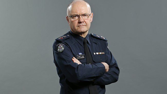 Ken Lay (police officer) Chief Commissioner Ken Lay says more men need to stand up