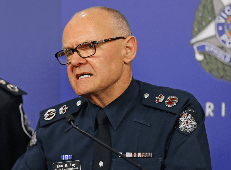 Ken Lay (police officer) Victorian Police Chief Commissioner Ken Lay Has Resigned