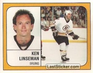 Ken Linseman Sticker 211 Ken Linseman Panini NHL Hockey 19881989