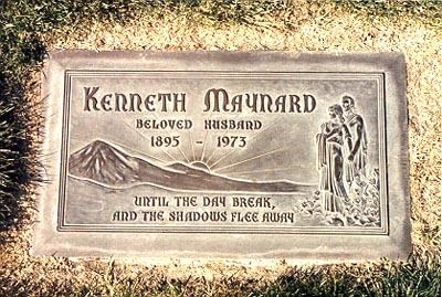 Ken Maynard Ken Maynard 1895 1973 Find A Grave Memorial