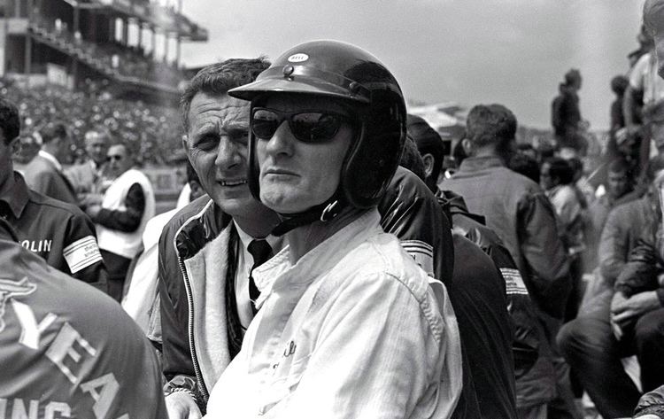 Ken Miles Ken Miles at Le Mans 1966 A warrior about to mount his
