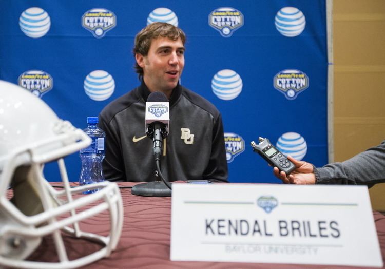 Kendal Briles College Sports Baylor OC Kendal Briles submits resume to be North