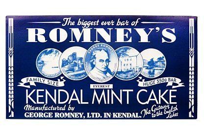 Kendal Mint Cake Romney39s Kendal Mint Cake White 550g Amazoncouk Grocery