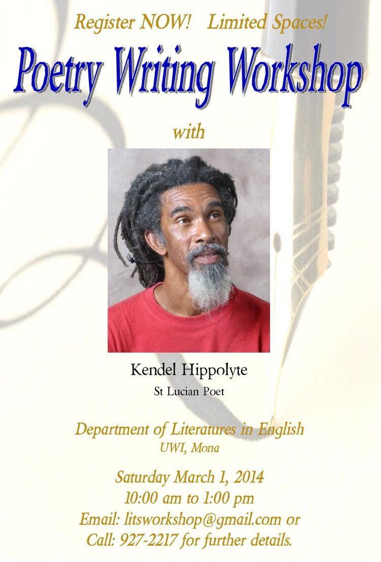 Kendel Hippolyte Poetry Workshop with Kendel Hippolyte